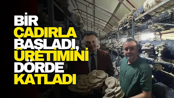 Bir Çadırla Başladı, Üretimini Dörde Katladı