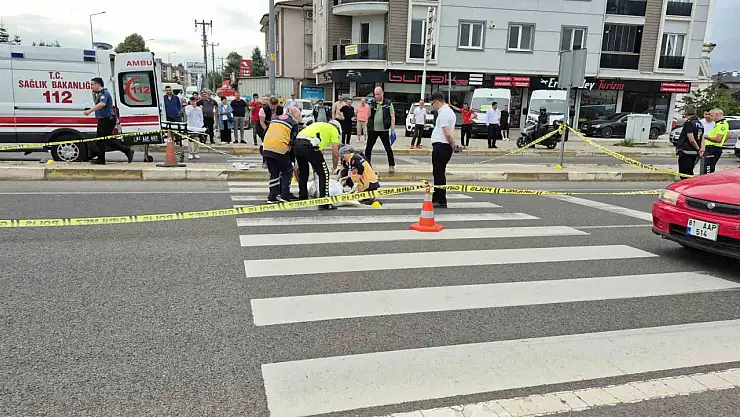 Bisikletli adam karşıya geçmeye çalışırken hayatını kaybetti