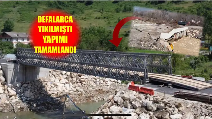 Boğazköy Köprüsü tamamlandı 