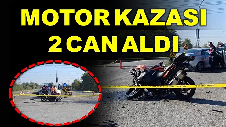 Bolu'da feci kaza