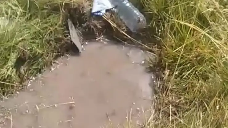 Bolu'da ilçenin su ihtiyacını karşılayan hattı parçaladılar: