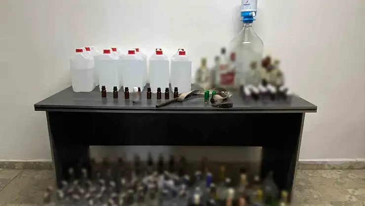 Bolu'da kaçak içki operasyonu: 1 gözaltı