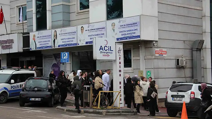 Bolu'da özel hastanede korkutan yangın