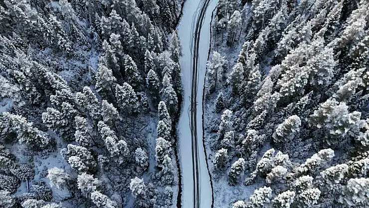 Bolu'nun yüksekleri beyaza büründü