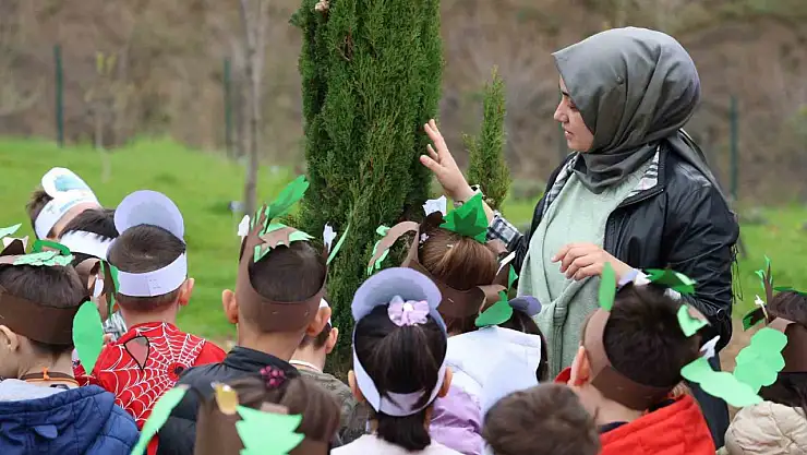 Botanik bahçesinde doğayla buluştular