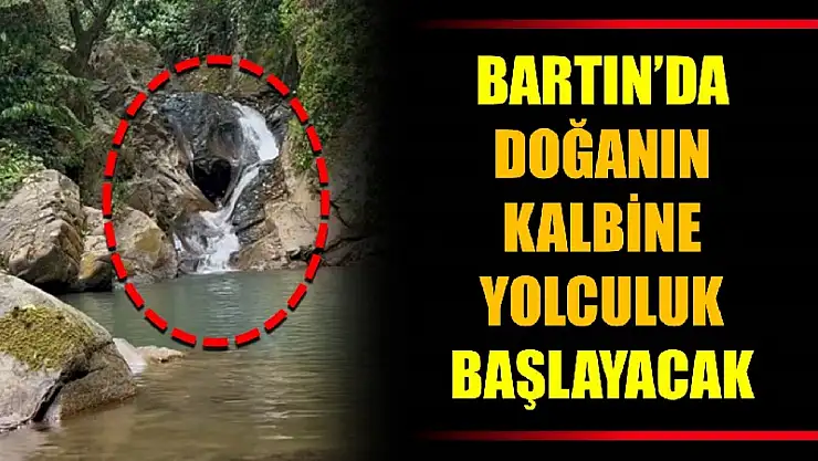 Bu şelalenin kalbi var