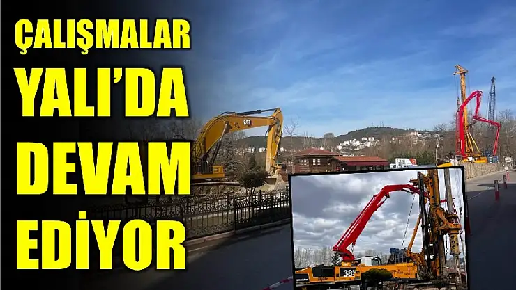 Çalışmalar Yalı bölgesinde sürüyor