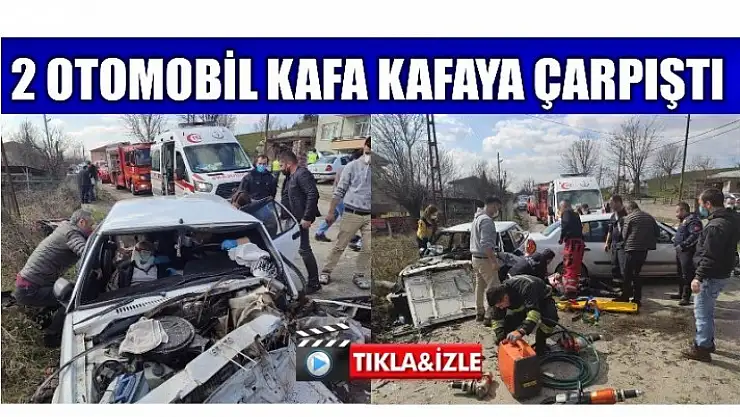 ÇAMALTI KÖYÜNDE FECİ KAZA