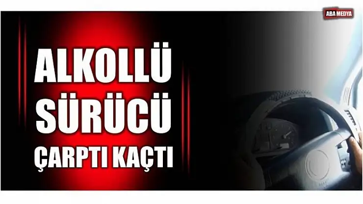 ÇARPIP KAÇAN ALKOLLÜ SÜRÜCÜYÜ JANDARMA YAKALADI