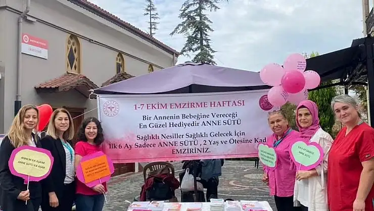 Çarşı ve pazarda anne sütü anlatıldı