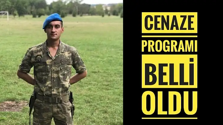 CENAZE PROGRAMI BELLİ OLDU