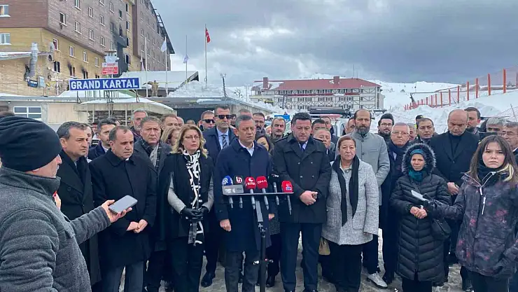 CHP Genel Başkanı Özel Bolu'da