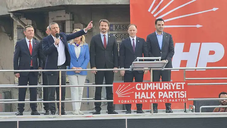 CHP Genel Başkanı Özel, Zonguldak mitinginde konuştu