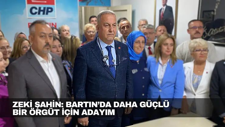 CHP'li Şahin İlçe Başkanlığına Talip