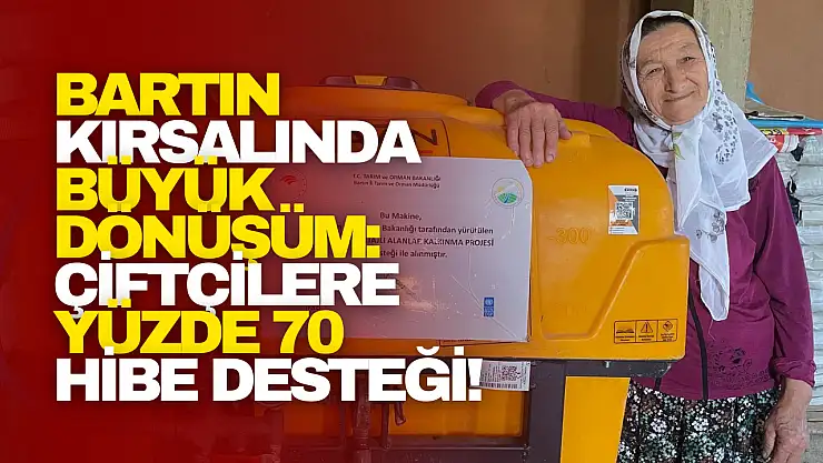 Çiftçilere Yüzde 70 Hibe Desteği!