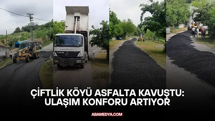 Çiftlik Köyü Asfalta Kavuştu
