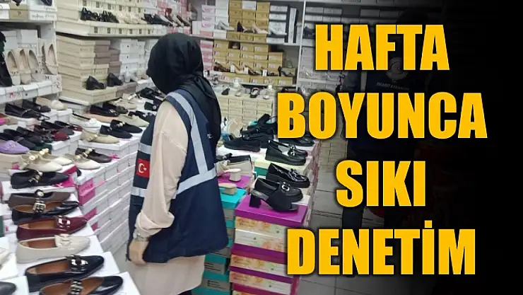Çok sayıda işletme denetlendi