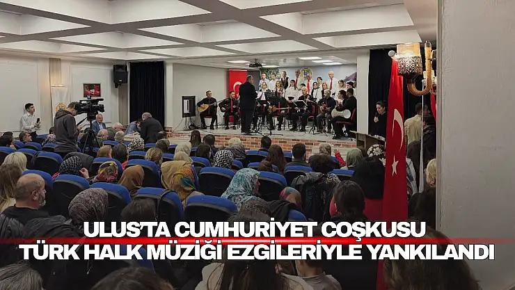 Cumhuriyet Coşkusu Türk Halk Müziği Ezgileriyle Yankılandı
