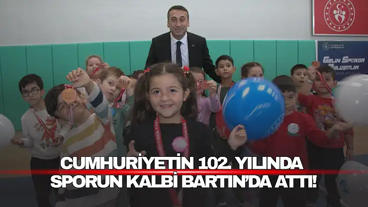 Cumhuriyetin 102. Yılında Sporun Kalbi Bartın'da Attı!