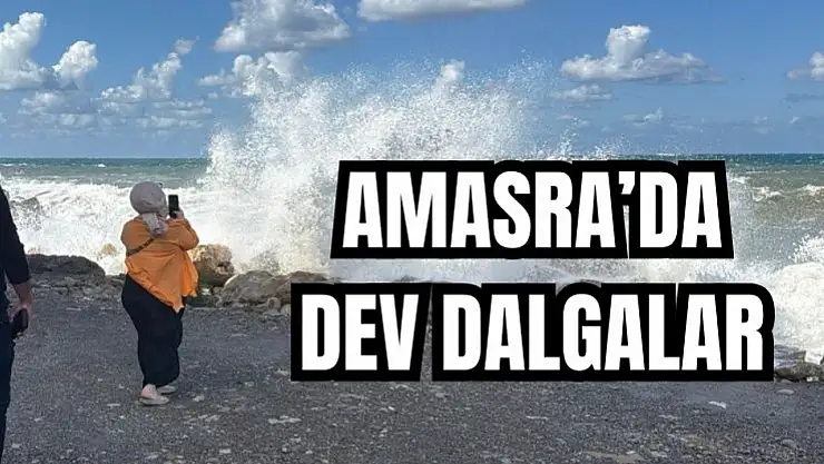 Dalgalar 5 metreyi aştı