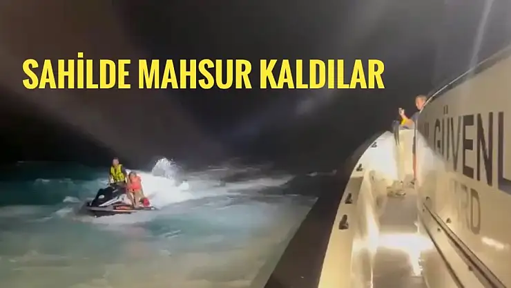Denizde kurtarma operasyonu