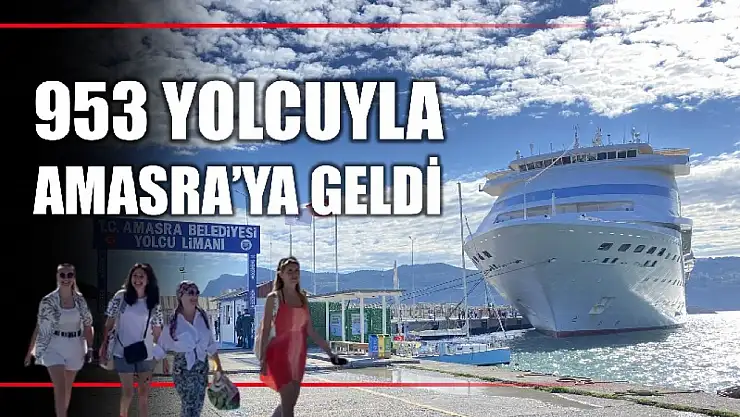 Dev kruvaziyer 953 yolcuyla geldi