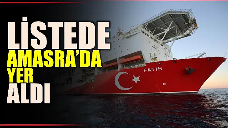 Dev listede Amasra'da yer aldı