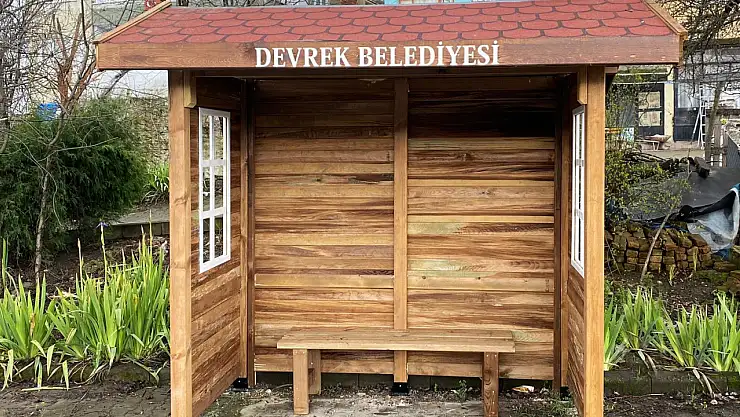 Devrek'te dolmuş durakları yenileniyor