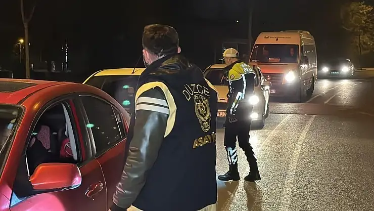 Düzce'de 1 haftada, aranan 13 şahıs yakalandı