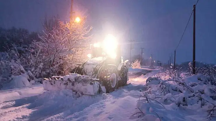 Düzce'de 47 köy yolu kapalı
