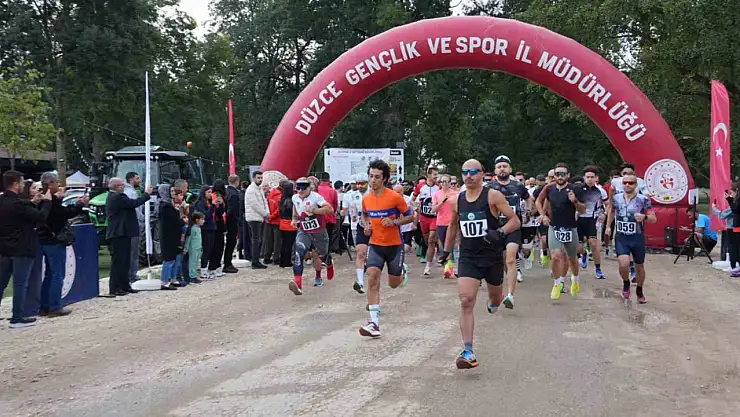 Düzce'de Efteni duatlonu 250 sporcunun katılımı ile yapıldı