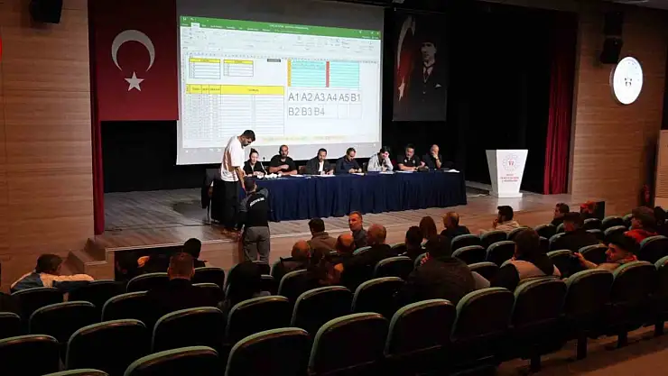 Düzce'de okul sporları fikstür çekimi gerçekleştirildi