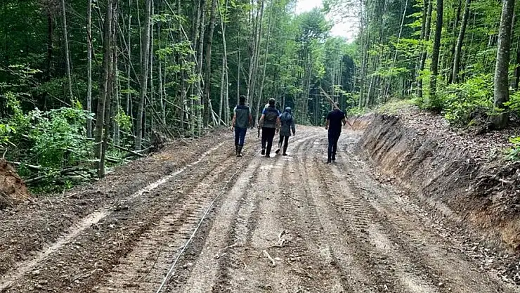Düzce'de yeni yol çalışmaları tüm hızıyla devam ediyor