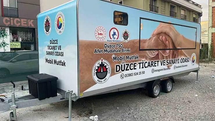 Düzce TSO'dan afetlerde kullanılmak için mobil mutfak