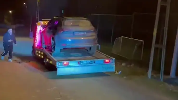 Ehliyetsiz sürücünün kaçış macerası 40 kilometre sürdü