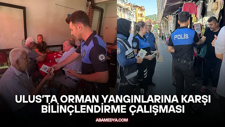 Emniyetten Ulus'ta Yangın Uyarısı