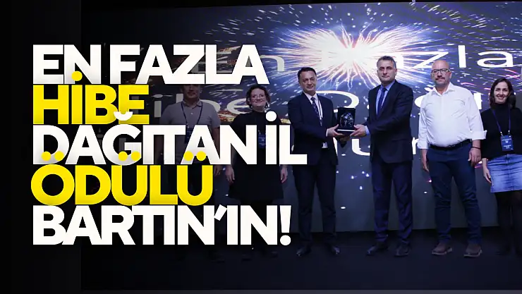 En Fazla Hibe Dağıtan İl Ödülü Bartın'ın!