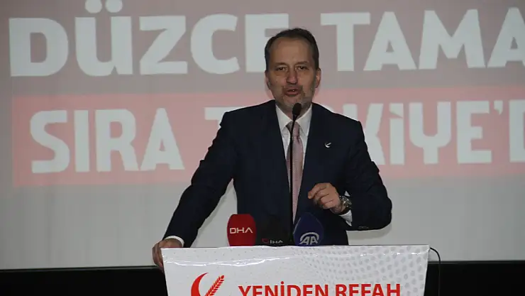 Erbakan, 'İran'dan sonra sıra Türkiye'ye geliyor'