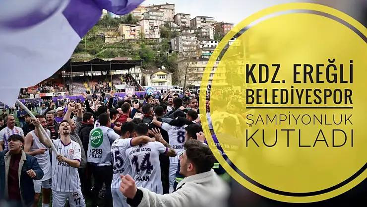 Ereğli Belediyespor şampiyonluk kutladı
