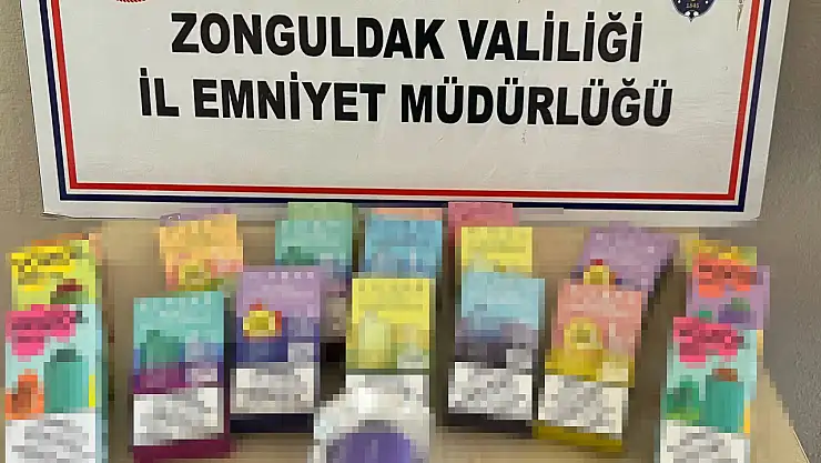 Ereğli'de kaçak elektronik sigara ele geçirildi