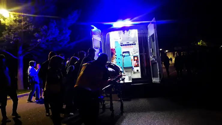Motosiklet yayaya çarpıp kaçtı