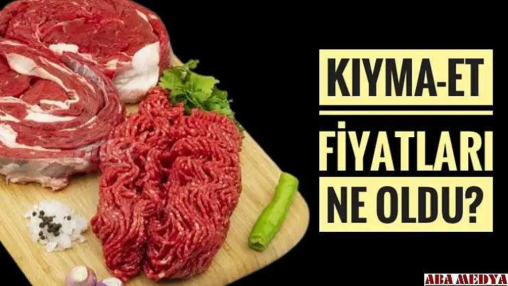 Et ve kıymaya zam geldi