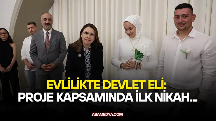 Evlilikte Devlet Eli: Bartın'da Proje Kapsamında İlk Nikah Kıyıldı