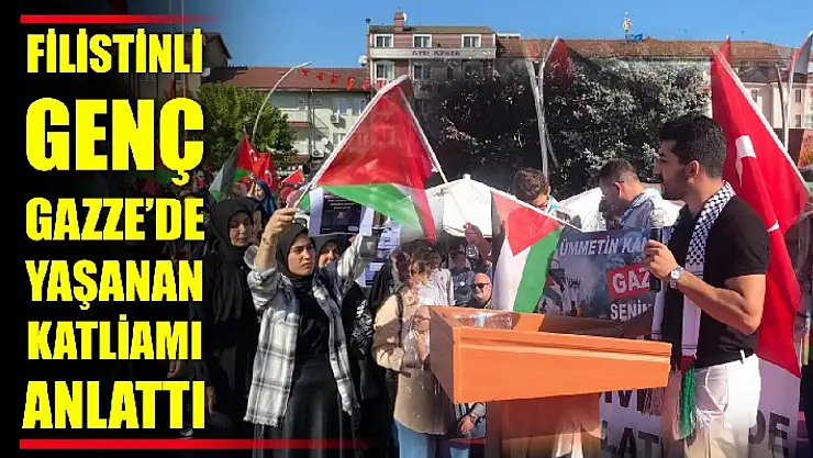 Filistinli genç Gazze'de yaşananları anlattı