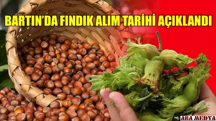 Fındık alımları tarihi açıklandı