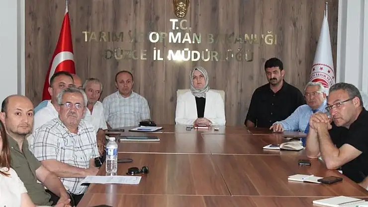 Fındık rekolte tespit komisyonu toplandı