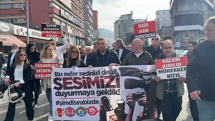 Gazeteciler 10 Ocak'ta yürüyüş yaptı