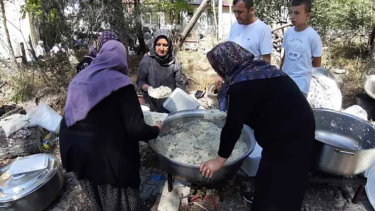 150 kilo pirinç ve 200 kilo et kullanıldı