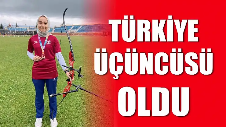Genç sporcudan gururlandıran başarı