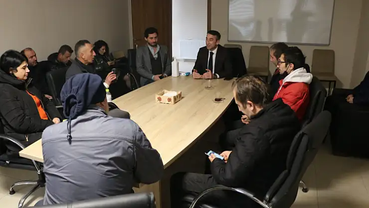 Gençlik ve Spor Müdürü gazetecilerle bir araya geldi